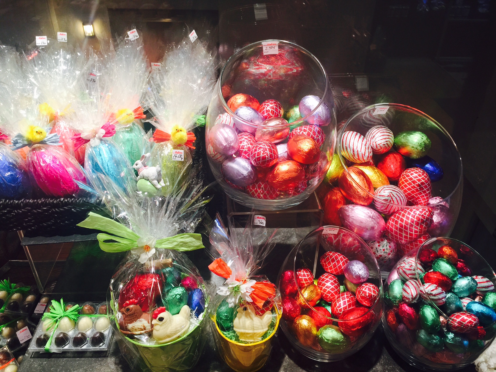 Huevos de Pascua de chocolate