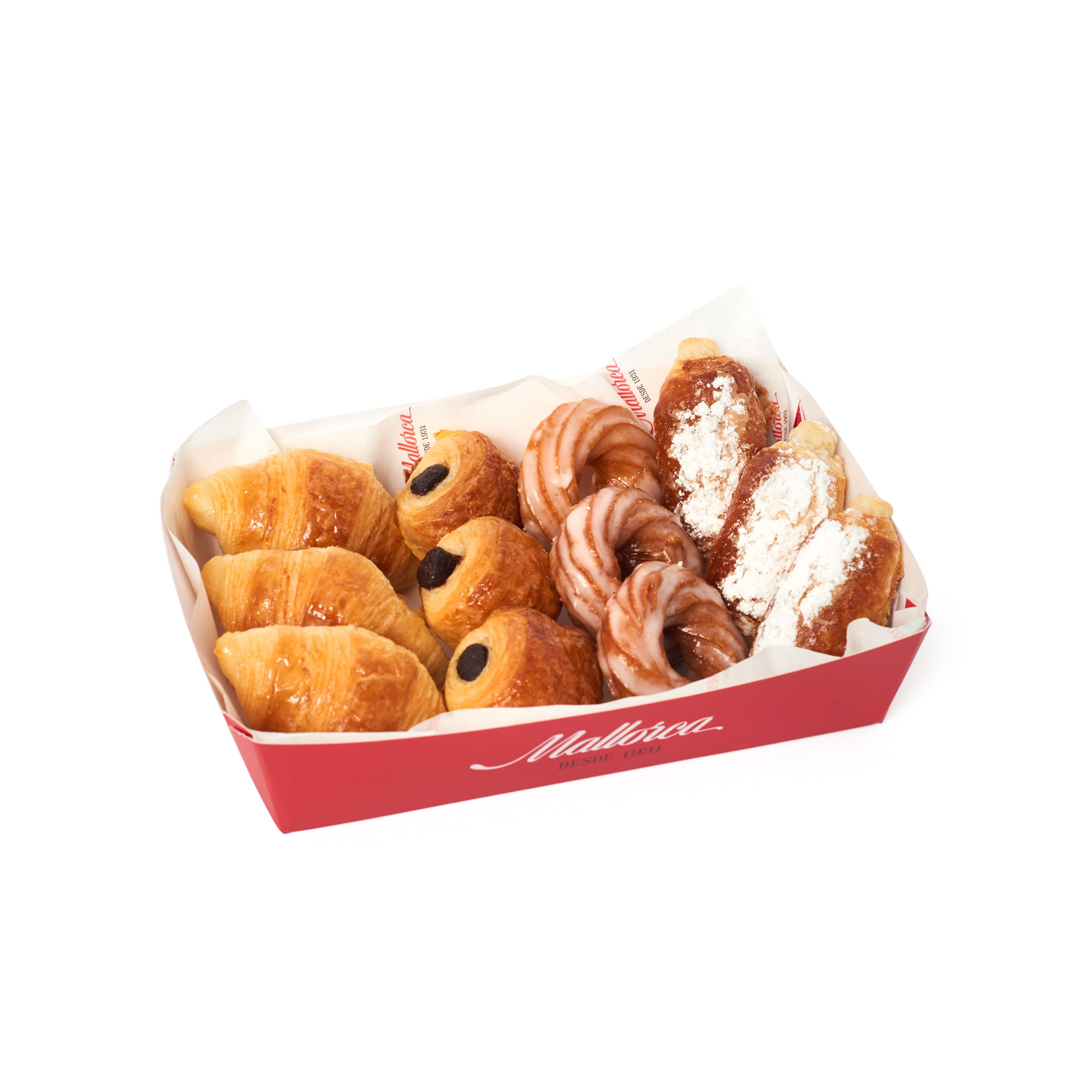 Caja minibollería surtida de Pastelería Mallorca