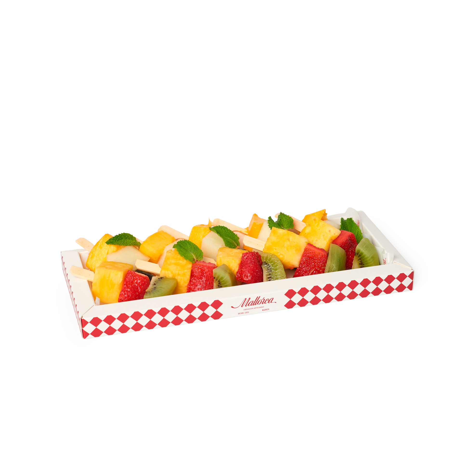 Brochetas de frutas de Pastelería Mallorca