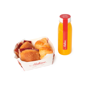 Desayuno de bellota de Pastelería Mallorca