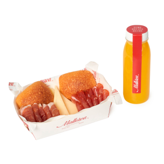 Desayuno combinado ibérico de Pastelería Mallorca