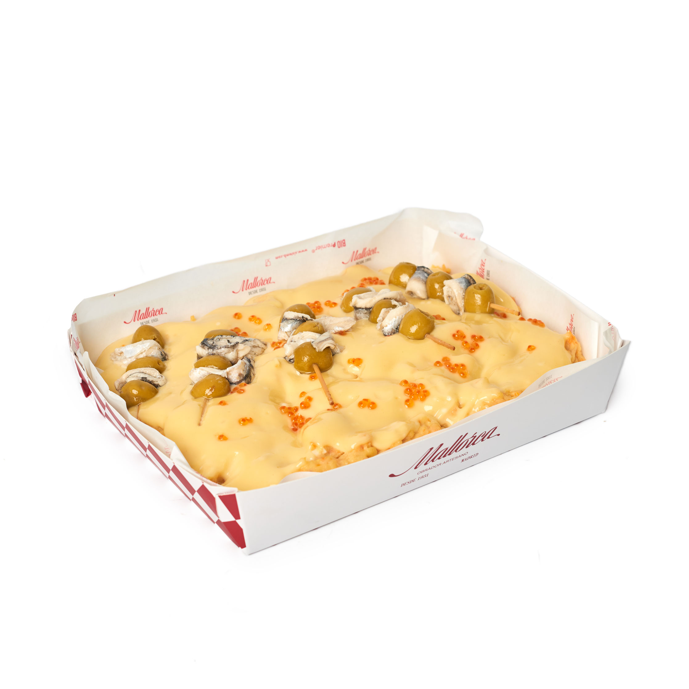 Ensaladilla rusa trufada con gilda de Pastelería Mallorca