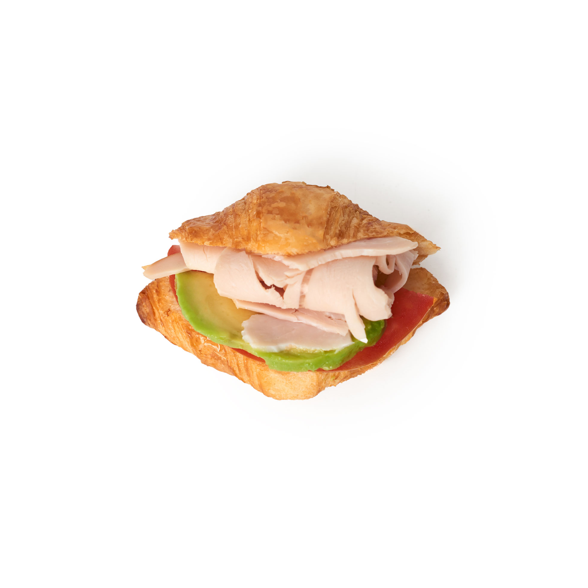 Petit croissant pavo y aguacate de Pastelería Mallorca