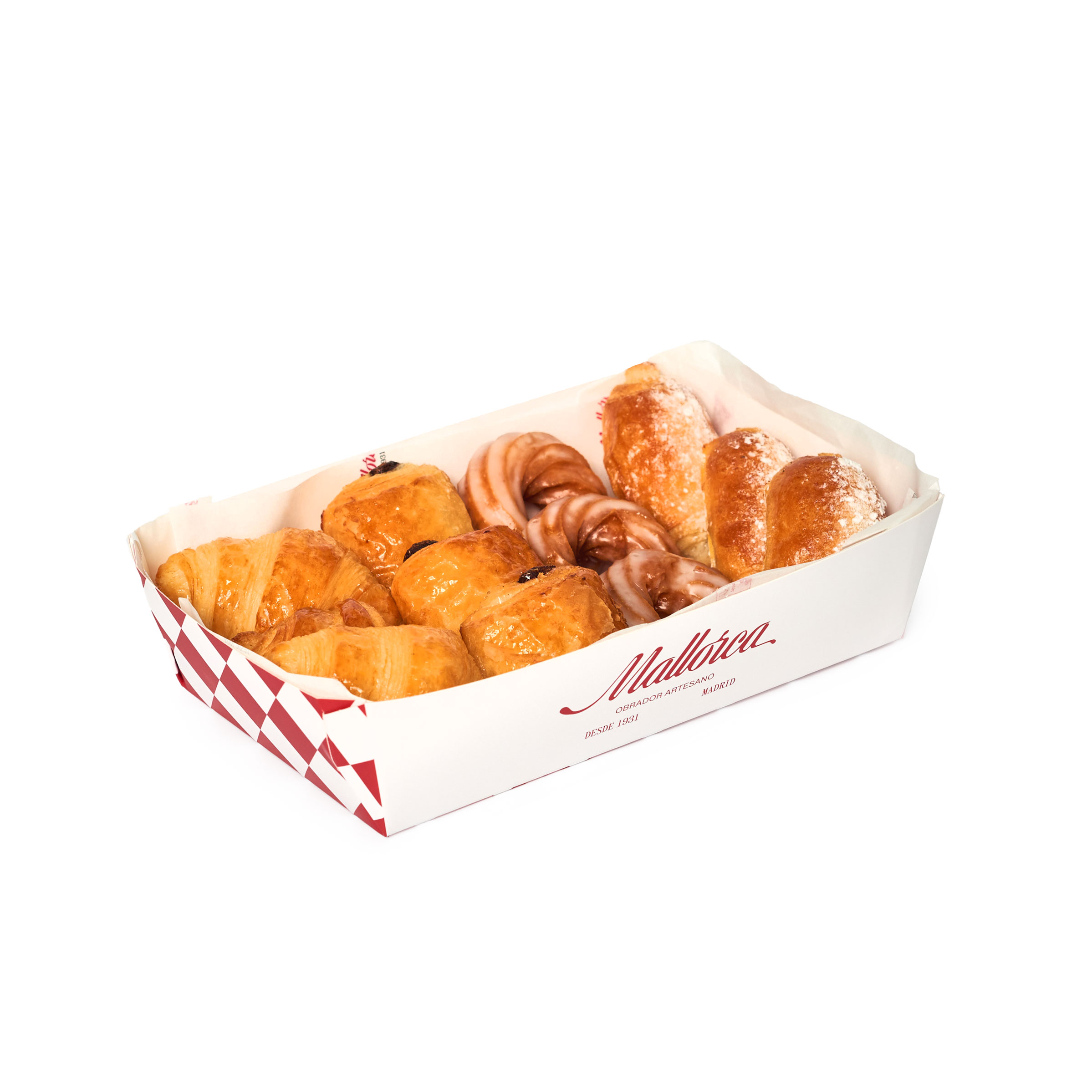 Caja minibollería surtida de Pastelería Mallorca