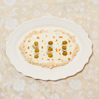 Ensaladilla rusa trufada con gilda de Pastelería Mallorca