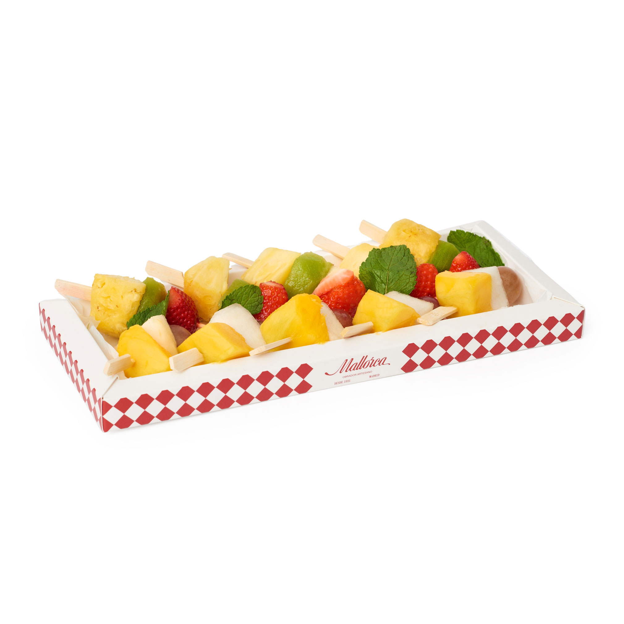 Brochetas de frutas de Pastelería Mallorca