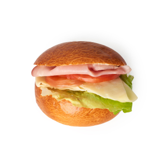 Inglés  jamón cocido y vegetal de Pastelería Mallorca