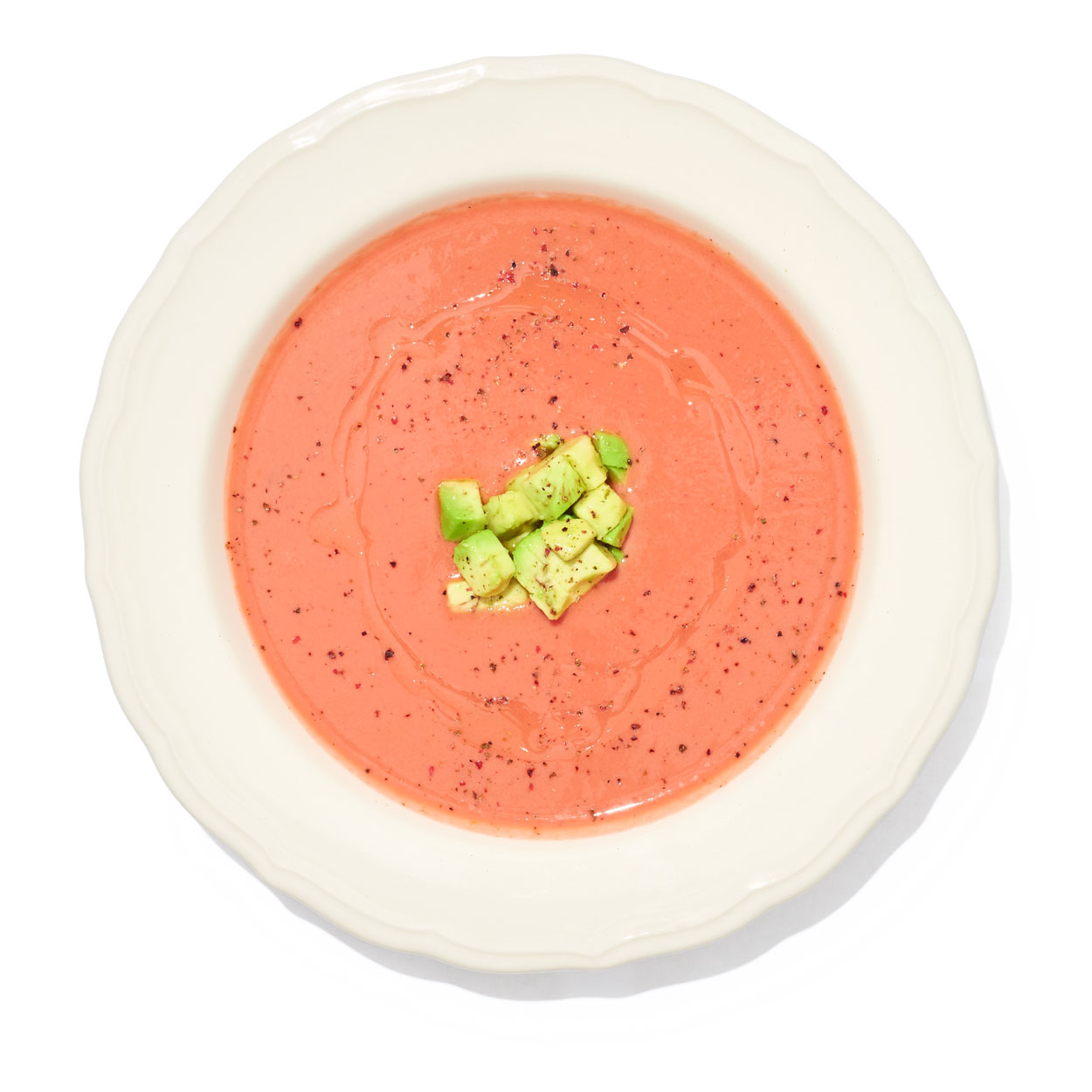 gazpacho de fresas de Pastelería Mallorca