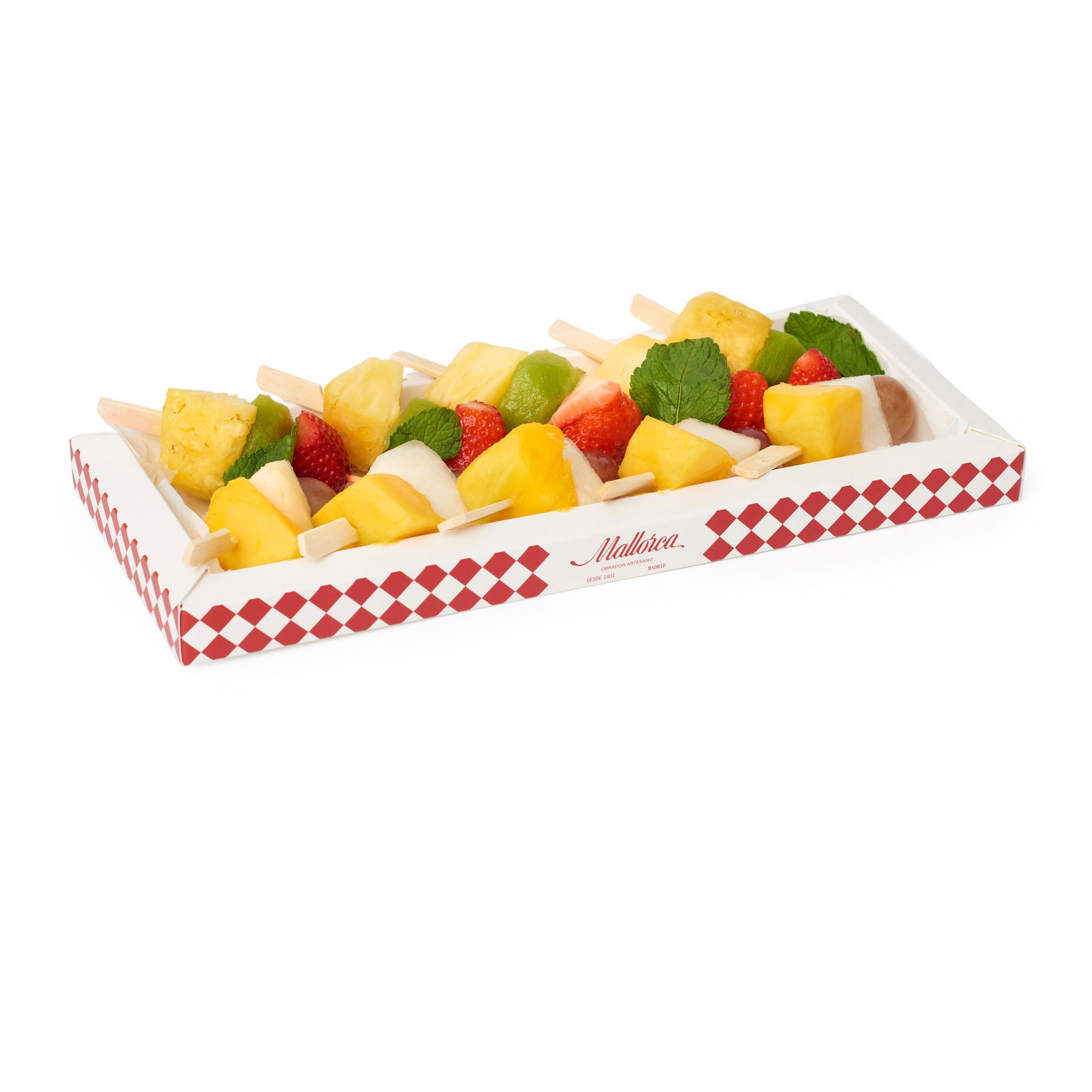 Brochetas de frutas de Pastelería Mallorca