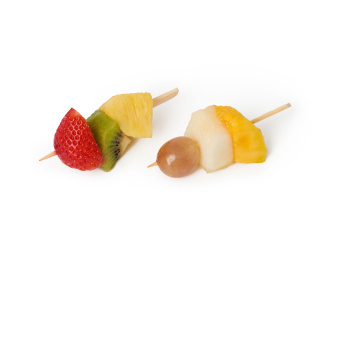 Brocheta de fruta de Pastelería Mallorca