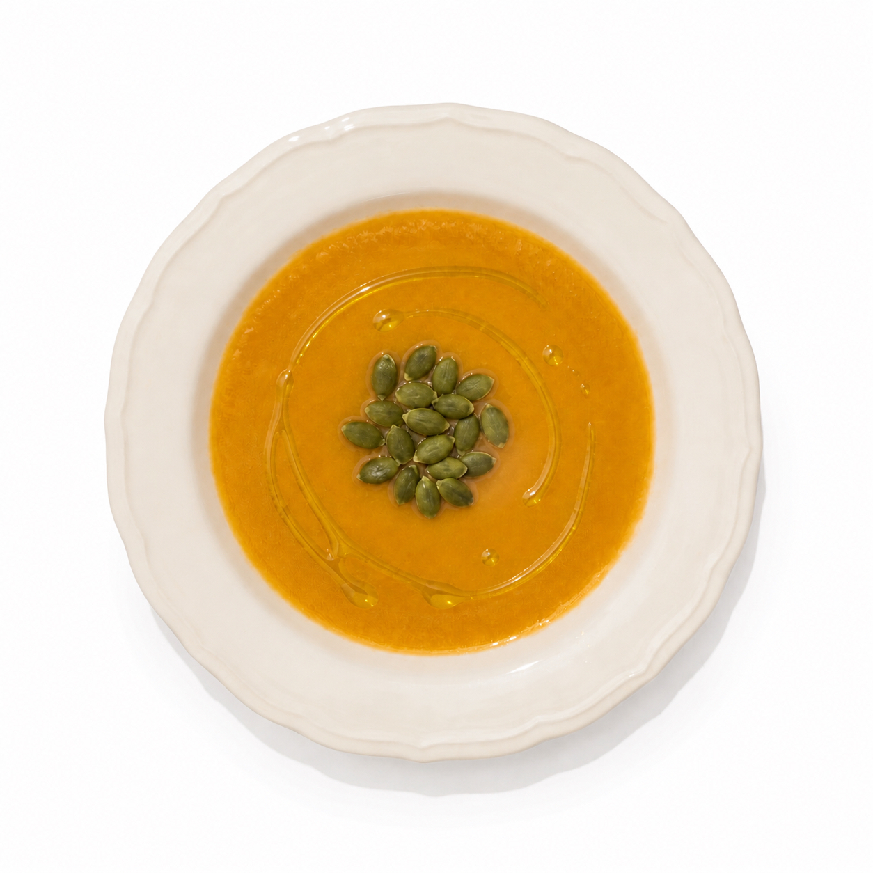 Crema de calabaza de Pastelería Mallorca
