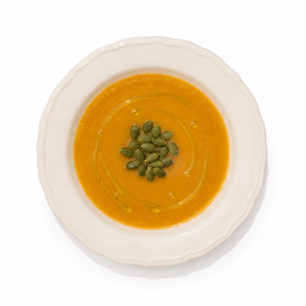 Crema de calabaza de Pastelería Mallorca