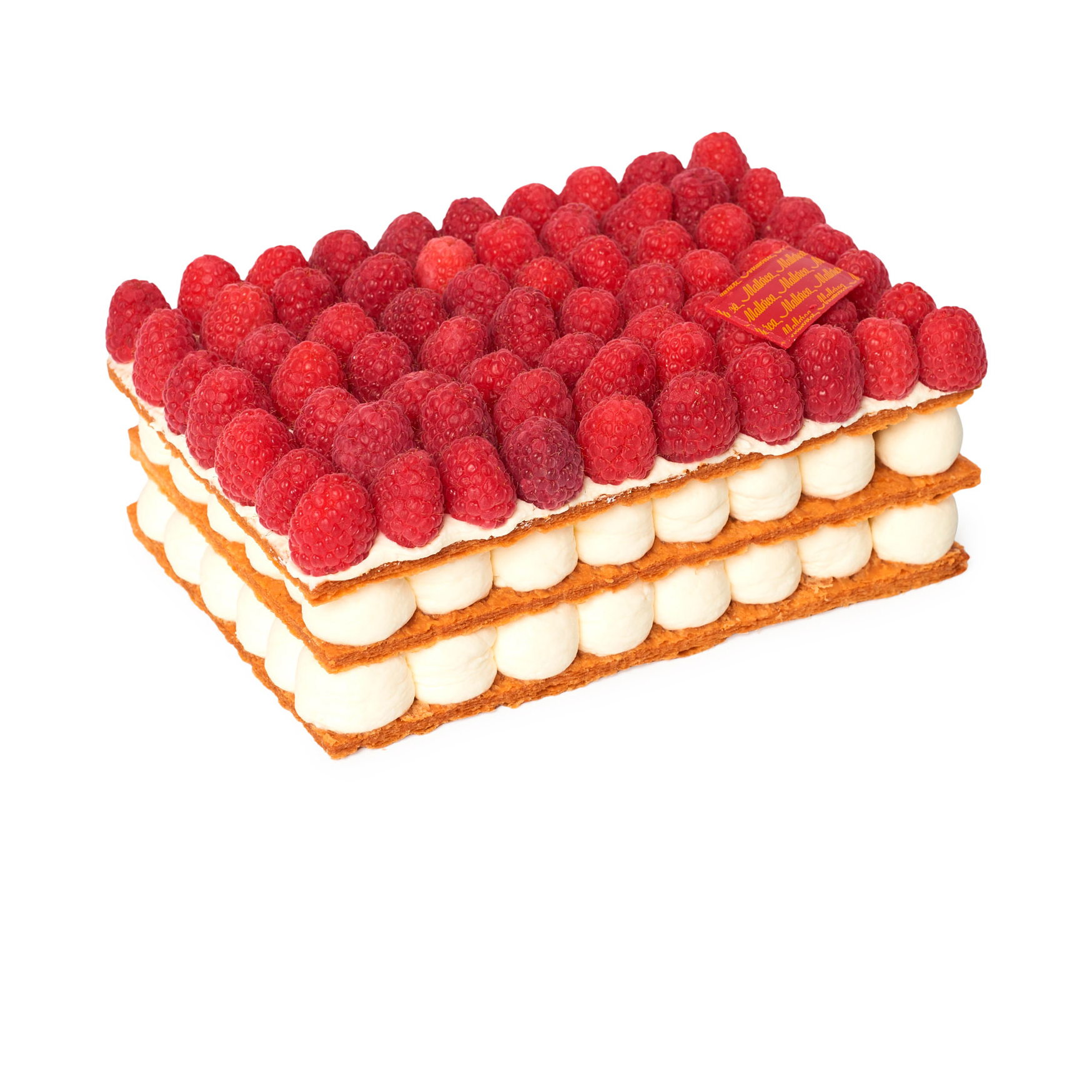 Tarta milhojas de frambuesa de Pastelería Mallorca