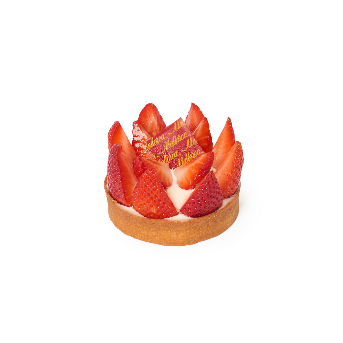 Postre de fresas y mascarpone de Pastelería Mallorca
