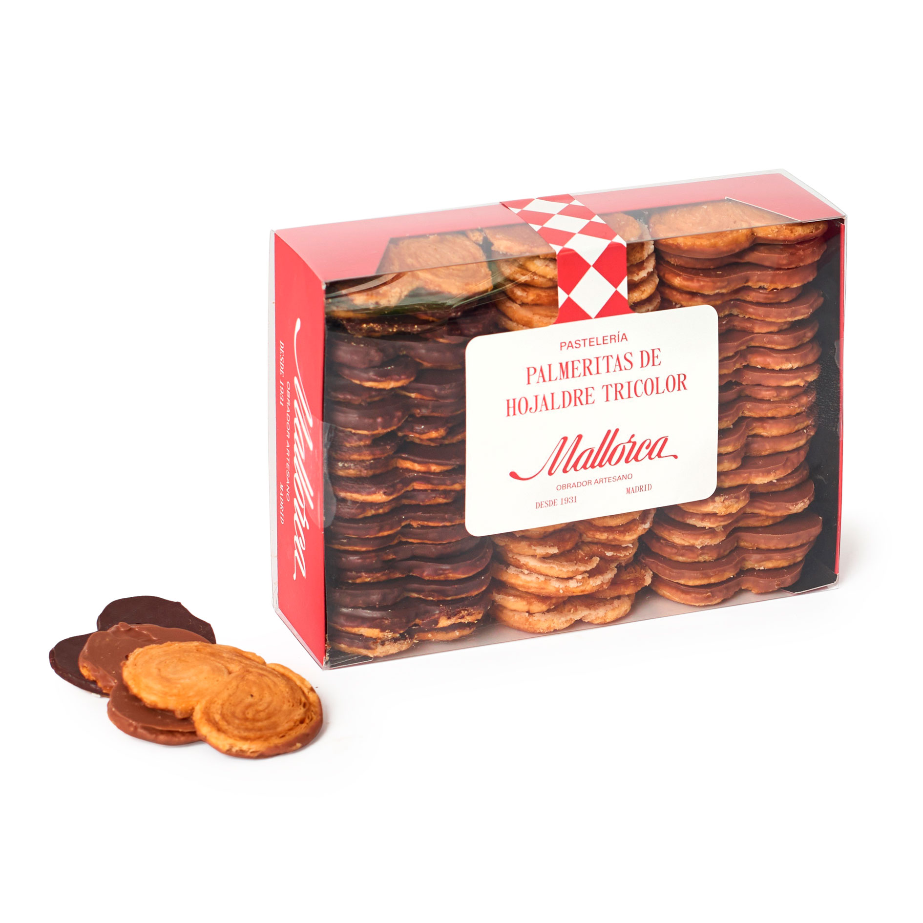 Palmeritas de chocolate de Pastelería Mallorca