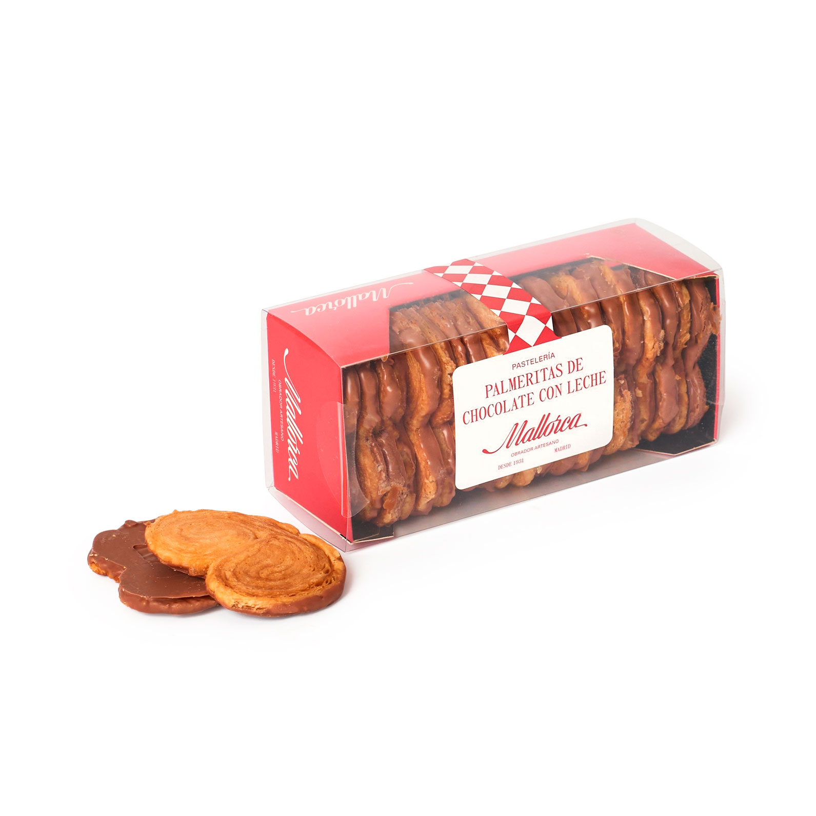 Palmeritas de chocolate de Pastelería Mallorca