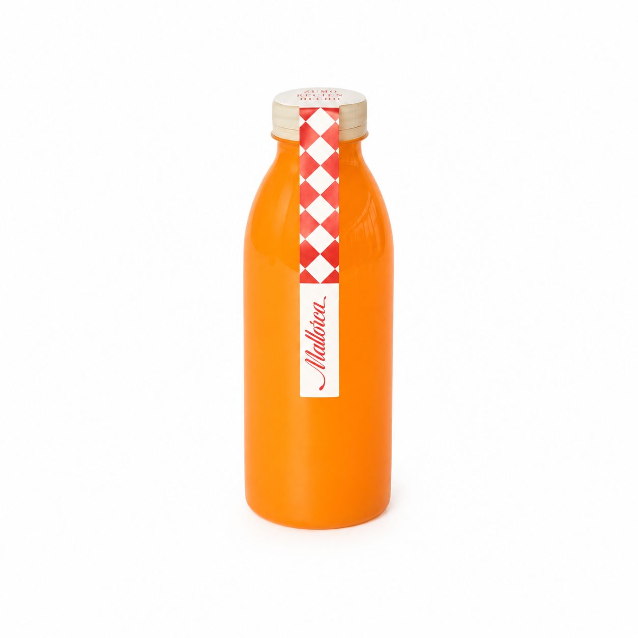 Zumo cold pressed MZNJ de Pastelería Mallorca