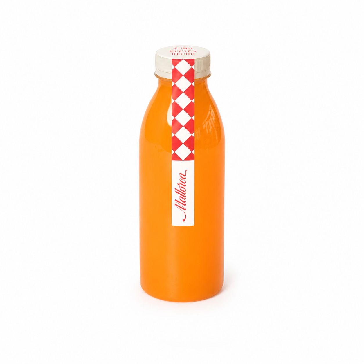 Zumo cold pressed MZNJ de Pastelería Mallorca