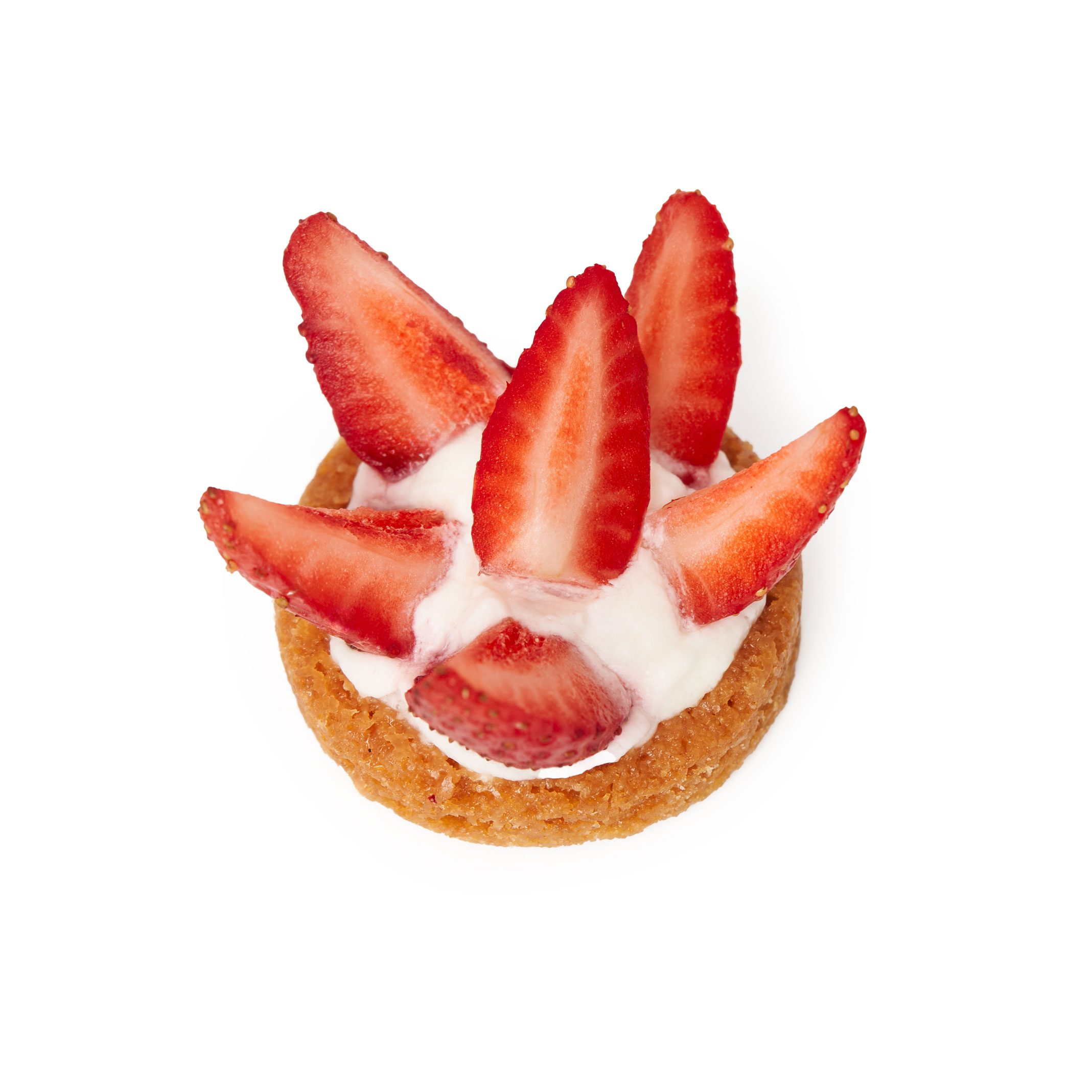 Pastel tartaleta de frambuesa de Pastelería Mallorca