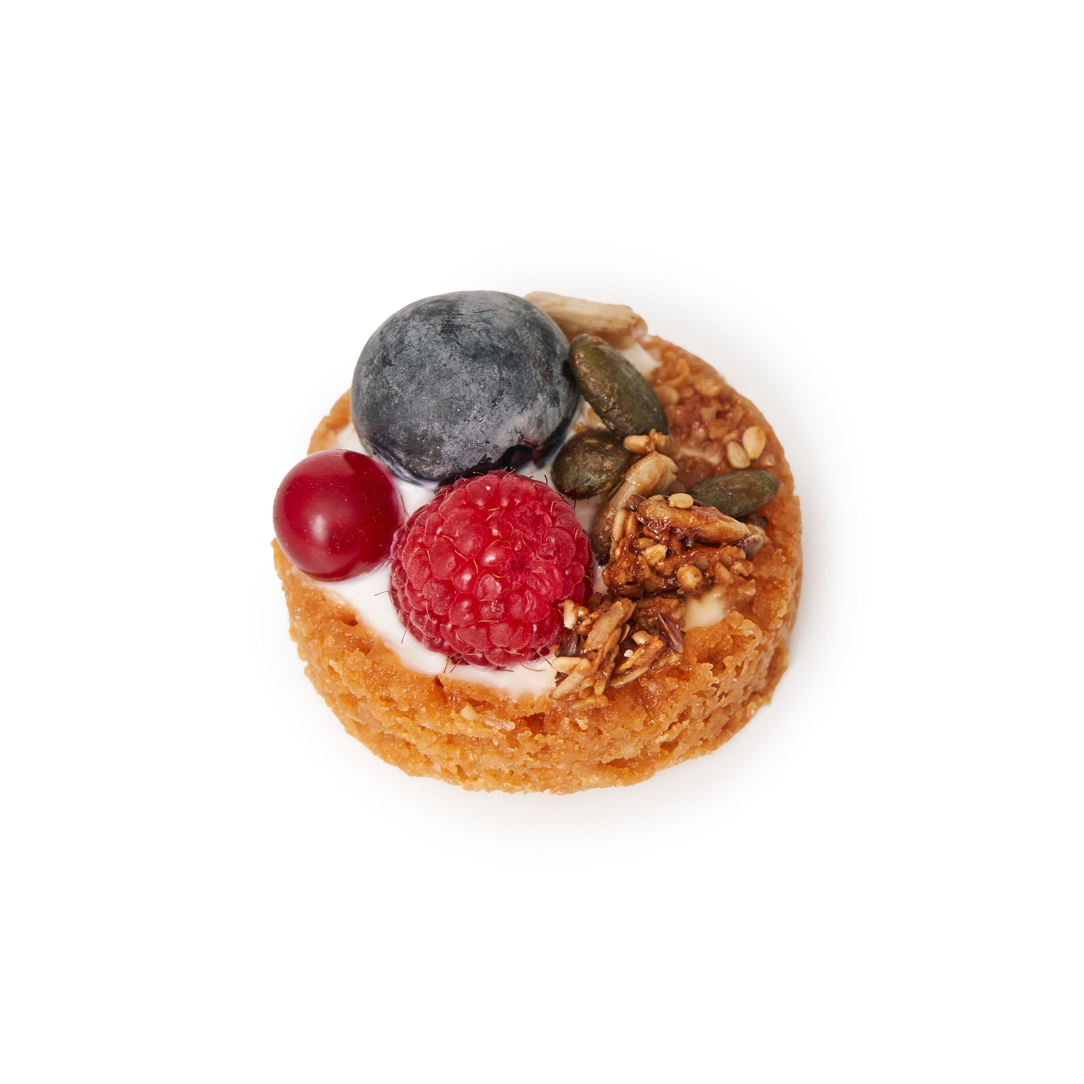 Pastel tartaleta de frambuesa de Pastelería Mallorca
