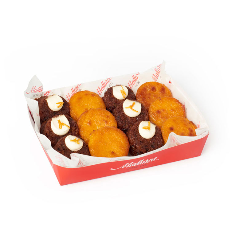 Caja minicakes de Pastelería Mallorca