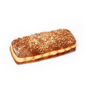 Coca de san Juan de crema de Pastelería Mallorca