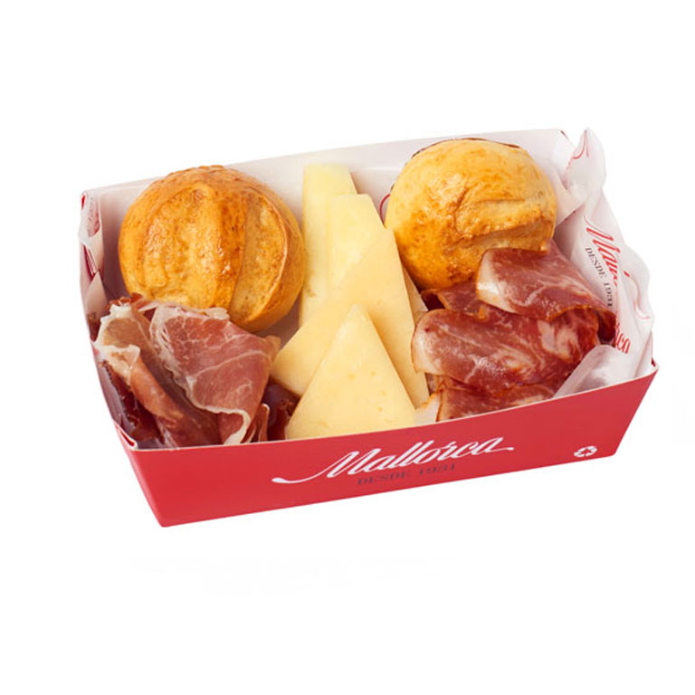 Caja combinado ibérico de Pastelería Mallorca