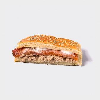 Minimasa laminada atún y pimiento asado