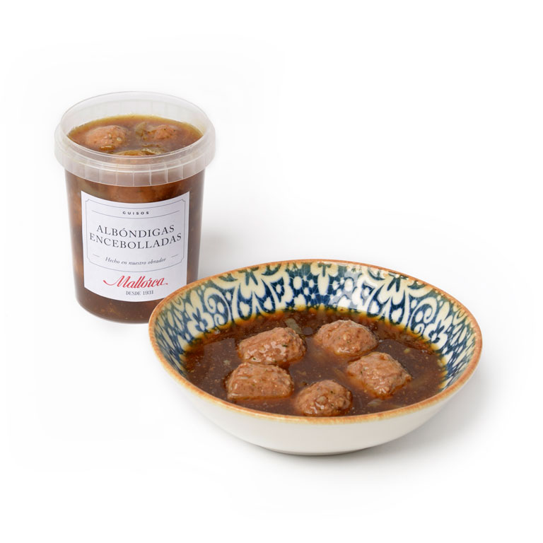 Albóndigas encebolladas de Pastelería Mallorca