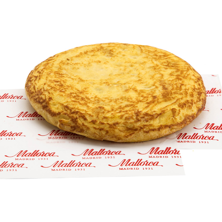 Tortilla de patata cuajada recién hecha opción entera 6/8 raciones Tortilla de patata cuajada recién hecha opción entera 6/8 raciones