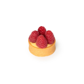 Pastel tartaleta de frambuesa de Pastelería Mallorca
