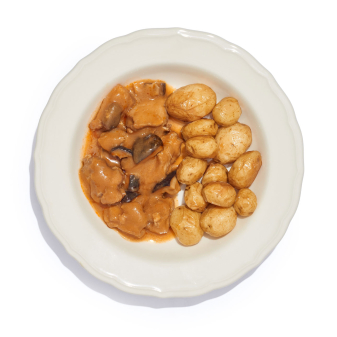 Muslitos de pollo deshuesados en salsa de Pastelería Mallorca