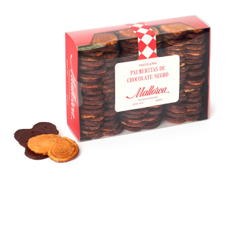Palmeritas de chocolate de Pastelería Mallorca