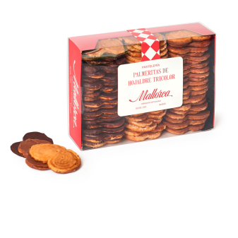 Palmeritas de chocolate de Pastelería Mallorca