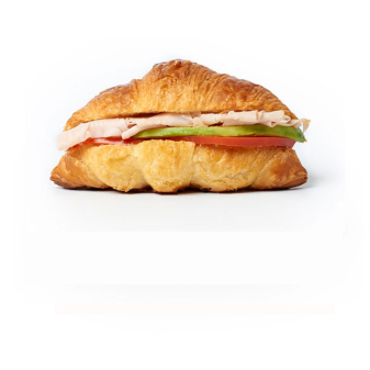Croissant pavo, tomate, aguacate y pesto de Pastelería Mallorca