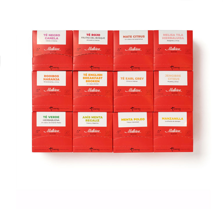 Caja 15 sobres de té/infusión de Pastelería Mallorca